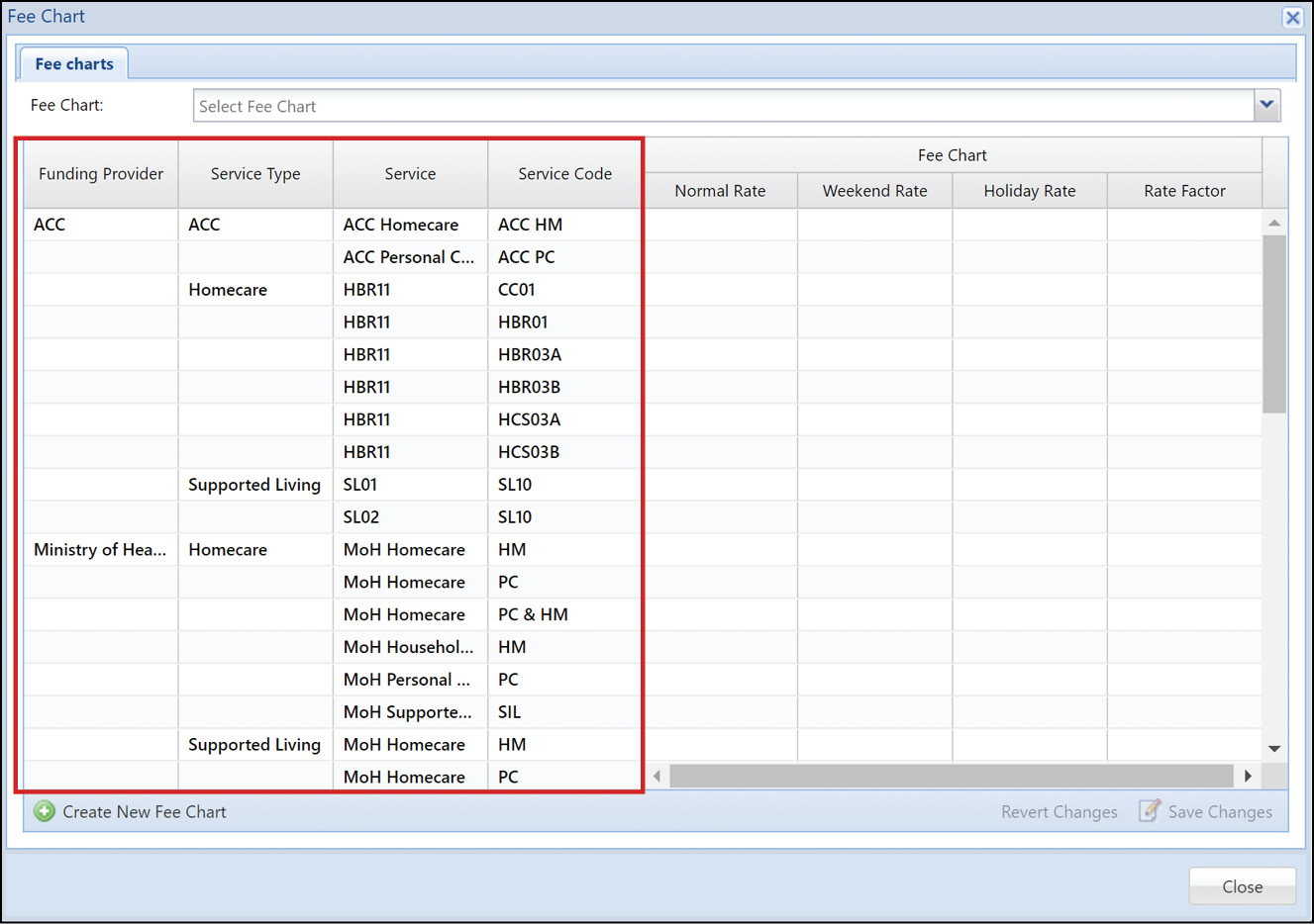 Services Adding a new Service care Help Centre